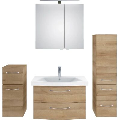 SAPHIR 6005 Sprint Badmöbel-Set - Mittel- und Spiegelschrank, Keramikwaschbecken SAPHIR 6005 Sprint Badmöbel-Set - Mittel- und Spiegelschrank, Keramikwaschbecken