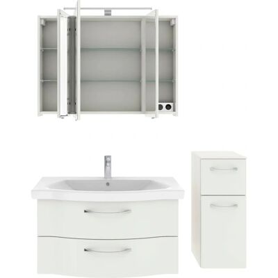 SAPHIR 6005 Sprint Badezimmer-Set - Wandmontage, Hochglanz-Weiß SAPHIR 6005 Sprint Badezimmer-Set - Wandmontage, Hochglanz-Weiß