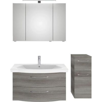 SAPHIR 6005 Sprint Badezimmer Set - 3-teilig, Keramikwaschtisch, LED-Spiegelschrank SAPHIR 6005 Sprint Badezimmer Set - 3-teilig, Keramikwaschtisch, LED-Spiegelschrank