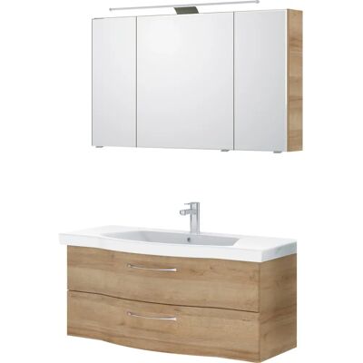 SAPHIR 6005 Sprint Badezimmermöbel-Set - Keramik-Waschtisch & LED-Spiegelschrank SAPHIR 6005 Sprint Badezimmermöbel-Set - Keramik-Waschtisch & LED-Spiegelschrank