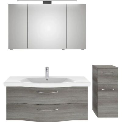 SAPHIR 6005 Sprint Badezimmermöbel-Set - 3-teilig, Keramikwaschtisch, LED-Spiegelschrank SAPHIR 6005 Sprint Badezimmermöbel-Set - 3-teilig, Keramikwaschtisch, LED-Spiegelschrank