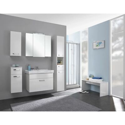 SAPHIR Quickset 312 - Badschrank - Weiß Glanz SAPHIR Quickset 312 - Badschrank - Weiß Glanz