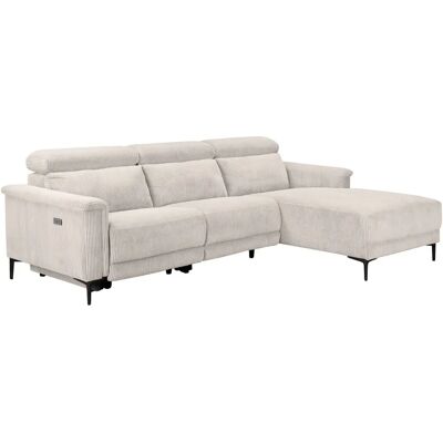 Places of Style Lund Cord L-Form Sofa - 261cm Places of Style Lund Cord L-Form Sofa - 261cm