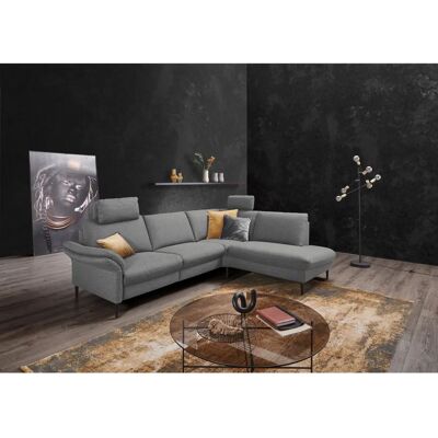 Places of Style Sarsina - Grau, Elektrische Kopfstützen, 265x85x223 cm - Sofa Places of Style Sarsina - Grau, Elektrische Kopfstützen, 265x85x223 cm - Sofa