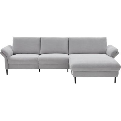 Places of Style Sarsina - Silber Ecksofa mit elektrischen Kopfstützen Places of Style Sarsina - Silber Ecksofa mit elektrischen Kopfstützen