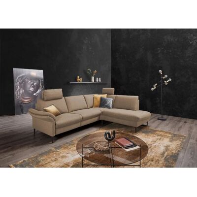 Places of Style Sarsina - Beige L-Form Sofa mit Tonnentaschen-Federkern Places of Style Sarsina - Beige L-Form Sofa mit Tonnentaschen-Federkern