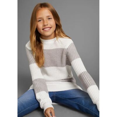 KIDSWORLD Streifenpullover für Mädchen - Pullover KIDSWORLD Streifenpullover für Mädchen - Pullover