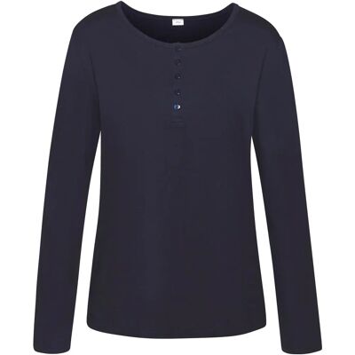 s.Oliver Modèle 36/38 Haut de pyjama à manches longues en coton viscose - Haut de pyjama s.Oliver Modèle 36/38 Haut de pyjama à manches longues en coton viscose - Haut de pyjama