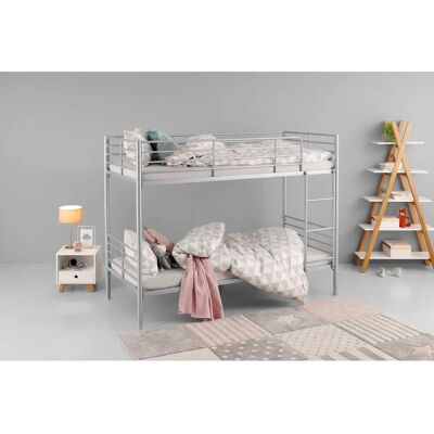 Lüttenhüttu Hayo Metallbett Etagenbett - Silber Lüttenhüttu Hayo Metallbett Etagenbett - Silber