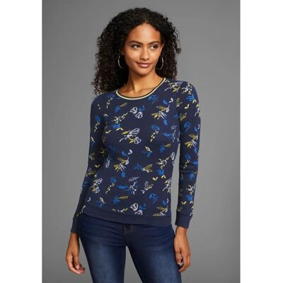 KANGAROOS XS Langarmshirt - Casual, Allover-Print KANGAROOS XS Langarmshirt - Casual, Allover-Print