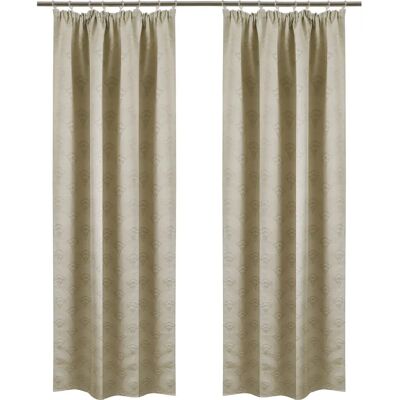 BRUNO BANANI Alessio Beige 130x145cm Blackout Curtain BRUNO BANANI Alessio Beige 130x145cm Blackout Curtain