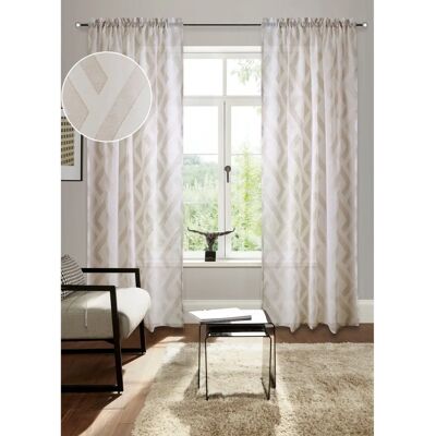 BRUNO BANANI Lynn Beige Gardine - Gardinen BRUNO BANANI Lynn Beige Gardine - Gardinen
