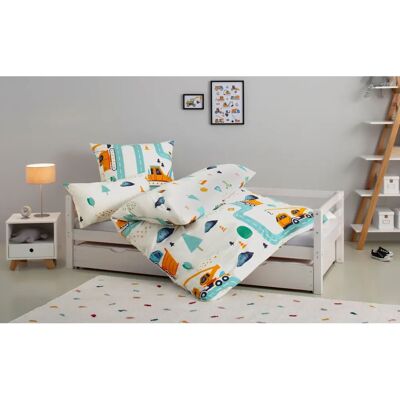 Lüttenhütt - Cuddlee - Baustelle - 135x200 - Bettwäsche-Set Lüttenhütt - Cuddlee - Baustelle - 135x200 - Bettwäsche-Set