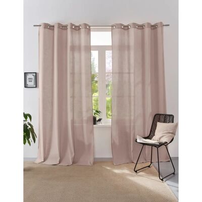HOME AFFAIRE COLLECTION Linsdorf Taupe Leinen-Vorhang - Gardinen HOME AFFAIRE COLLECTION Linsdorf Taupe Leinen-Vorhang - Gardinen