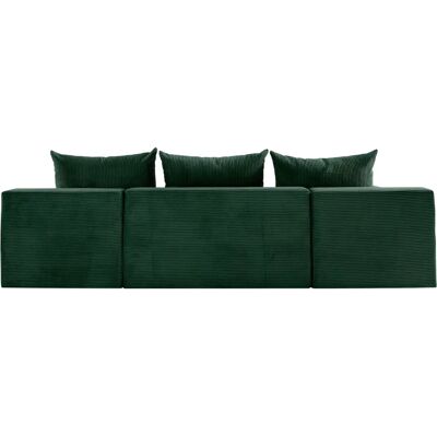 INOSIGN Josy U-Form Sofa - 269cm, Grün, mit Bettfunktion INOSIGN Josy U-Form Sofa - 269cm, Grün, mit Bettfunktion