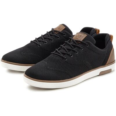 JOHN DEVIN Schwarze Vegane Sneaker - Sneaker JOHN DEVIN Schwarze Vegane Sneaker - Sneaker