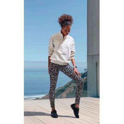 LASCANA ACTIVE XL (48/50) Beige Tierprint Sportleggings LASCANA ACTIVE XL (48/50) Beige Tierprint Sportleggings