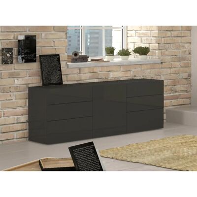 INOSIGN Metis Sideboard - Anthrazit Hochglanz INOSIGN Metis Sideboard - Anthrazit Hochglanz