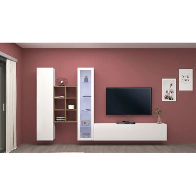 INOSIGN Maruska Wei Hochglanz Wohnzimmerwand - Wohnzimmerwand INOSIGN Maruska Wei Hochglanz Wohnzimmerwand - Wohnzimmerwand