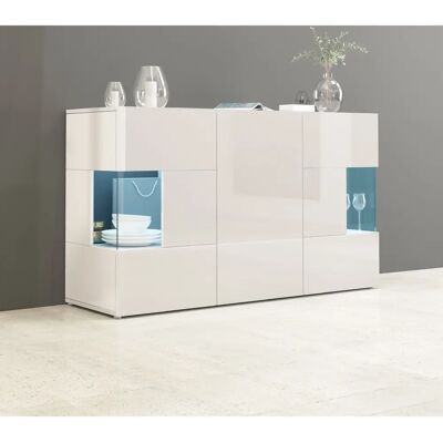 INOSIGN Ägypten Sideboard - 3 Türen, Glas, Weiß Hochglanz INOSIGN Ägypten Sideboard - 3 Türen, Glas, Weiß Hochglanz