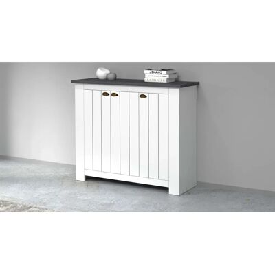 INOSIGN Figo Schuhschrank - Modern, 3 Türen, Weiß INOSIGN Figo Schuhschrank - Modern, 3 Türen, Weiß