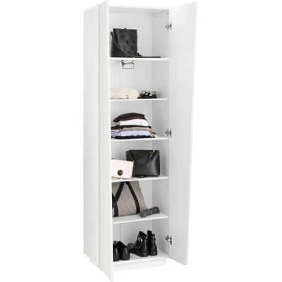INOSIGN Vega Kleiderschrank - Weiß Hochglanz - 60x38x206 cm INOSIGN Vega Kleiderschrank - Weiß Hochglanz - 60x38x206 cm