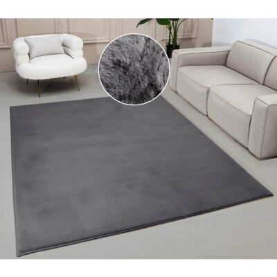 LEONIQUE - Balu - anthrazit - 40x60 cm - Fellteppich LEONIQUE - Balu - anthrazit - 40x60 cm - Fellteppich