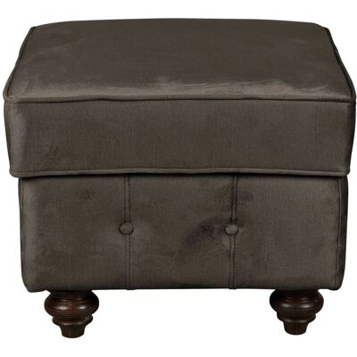 HOME AFFAIRE MENDITTE Samtvelours Hocker - Ottomans HOME AFFAIRE MENDITTE Samtvelours Hocker - Ottomans