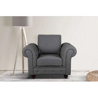 HOME AFFAIRE Menditte - Grau Sessel - 117x93x90cm HOME AFFAIRE Menditte - Grau Sessel - 117x93x90cm