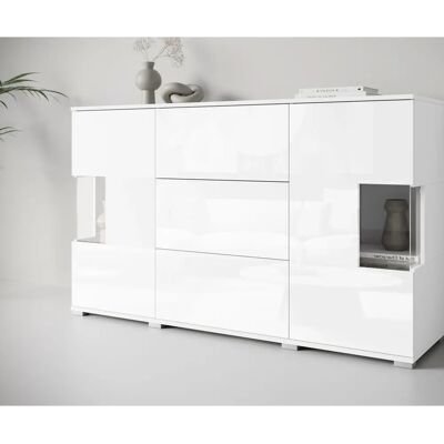 INOSIGN Kenia Weiß Sideboard - Aufbewahrungsmöbel INOSIGN Kenia Weiß Sideboard - Aufbewahrungsmöbel
