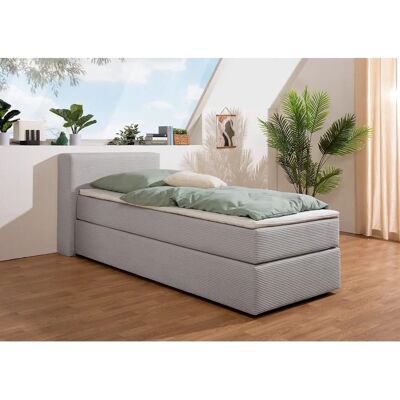 Andas Åby Boxspringbett - Grau, 100x200cm, H2, Komplett Andas Åby Boxspringbett - Grau, 100x200cm, H2, Komplett