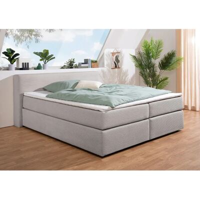 Andas Åby Boxspringbett - H3, 160x200cm, Grau Andas Åby Boxspringbett - H3, 160x200cm, Grau