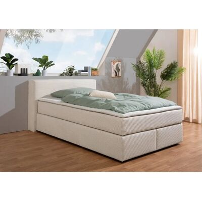 Andas Åby Beige Boxspringbett - Komplettset mit Matratze & Topper Andas Åby Beige Boxspringbett - Komplettset mit Matratze & Topper
