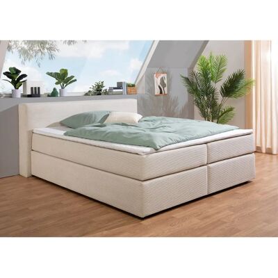 Andas Åby Beiges Boxspringbett - Komplettset mit Matratze & Topper Andas Åby Beiges Boxspringbett - Komplettset mit Matratze & Topper