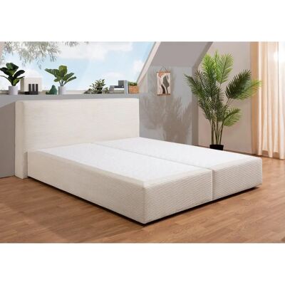 Andas Åby Boxspringbett - Komplett, Natur, Skandinavisch Andas Åby Boxspringbett - Komplett, Natur, Skandinavisch