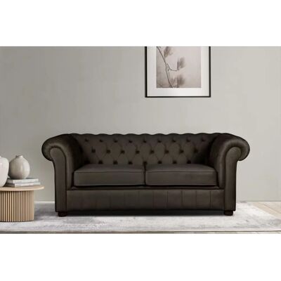 HOME AFFAIRE Charenete Sofa - 3-Sitzer, Braun, Ohne Bettfunktion HOME AFFAIRE Charenete Sofa - 3-Sitzer, Braun, Ohne Bettfunktion