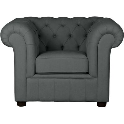 HOME AFFAIRE Charente Armchair - grau (anthrazit) - Hochwertige Knopfheftung HOME AFFAIRE Charente Armchair - grau (anthrazit) - Hochwertige Knopfheftung
