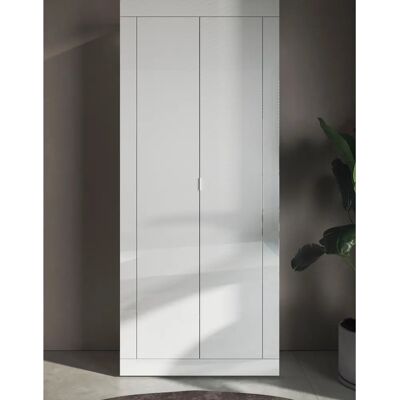 INOSIGN Basic Kleiderschrank Weiß Hochglanz - Garderobenschrank INOSIGN Basic Kleiderschrank Weiß Hochglanz - Garderobenschrank