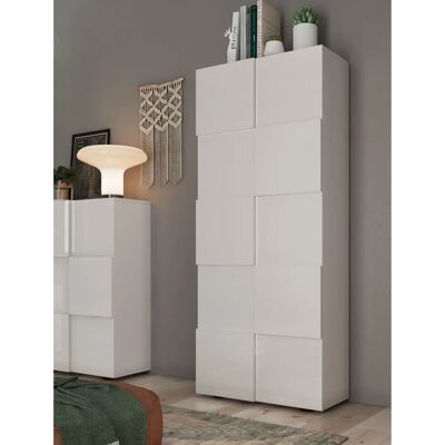 INOSIGN Dama Weiß Hochglanz Schrank - Garderobenschrank INOSIGN Dama Weiß Hochglanz Schrank - Garderobenschrank