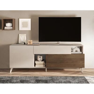INOSIGN Monaco Weiß Holzstruktur Sideboard - 181cm INOSIGN Monaco Weiß Holzstruktur Sideboard - 181cm