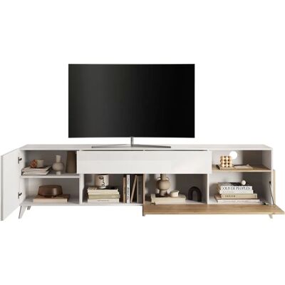 INOSIGN Monaco Weiß Hochglanz TV-Board - Mit Tür & Schublade INOSIGN Monaco Weiß Hochglanz TV-Board - Mit Tür & Schublade