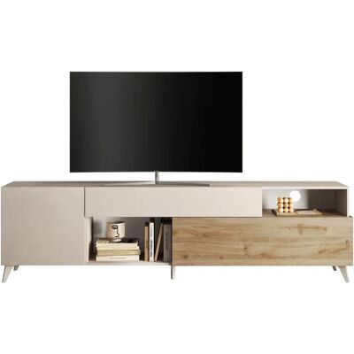 INOSIGN Monaco 241cm Weiß TV-Schrank mit Türen & Schublade INOSIGN Monaco 241cm Weiß TV-Schrank mit Türen & Schublade