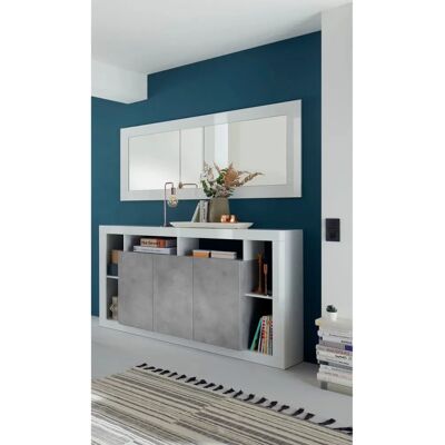 INOSIGN Rimini Wandspiegel - Hochglänzend Weiß, 75cm x 170cm - Wandspiegel INOSIGN Rimini Wandspiegel - Hochglänzend Weiß, 75cm x 170cm - Wandspiegel