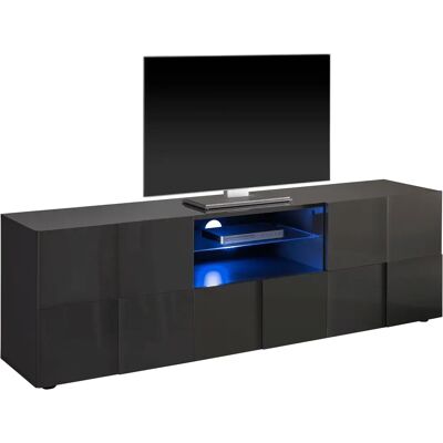 INOSIGN Dama Lowboard - Anthrazit Hochglanz - 181cm - TV-Schrank INOSIGN Dama Lowboard - Anthrazit Hochglanz - 181cm - TV-Schrank