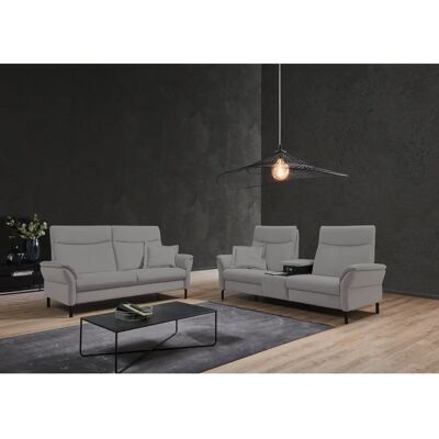 PLACES OF STYLE Sisto Grau Sofa - 3-Sitzer, Pflegeleicht, Manuell PLACES OF STYLE Sisto Grau Sofa - 3-Sitzer, Pflegeleicht, Manuell