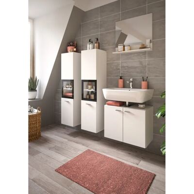 WELLTIME Tampa 137cm Weiß Badezimmer Set - 4-teilig WELLTIME Tampa 137cm Weiß Badezimmer Set - 4-teilig