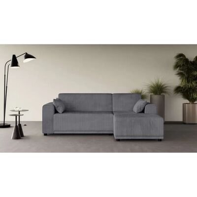 Home affaire TAMMO L-Form Grau Cord Sofa - Couch Home affaire TAMMO L-Form Grau Cord Sofa - Couch