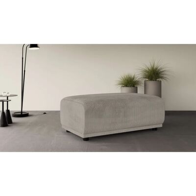 HOME AFFAIRE TAMMO Taupe Hocker - Ottomane HOME AFFAIRE TAMMO Taupe Hocker - Ottomane