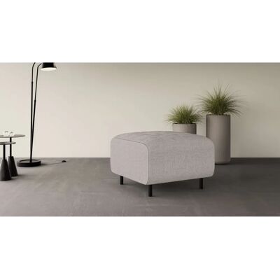Home Affaire Arros Kleiner Hellgrau Stoffhocker - Ottomane Home Affaire Arros Kleiner Hellgrau Stoffhocker - Ottomane