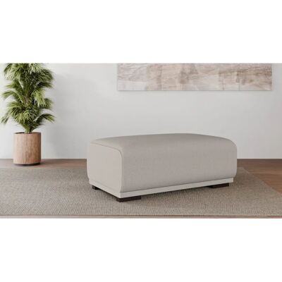 HOME AFFAIRE Bornholm Polsterhocker - Groß, Beige, Polyester HOME AFFAIRE Bornholm Polsterhocker - Groß, Beige, Polyester